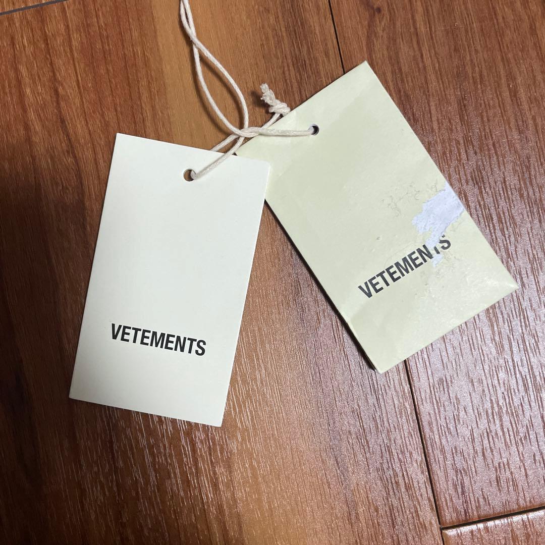 Vetements チェック柄赤長袖ネルシャツ