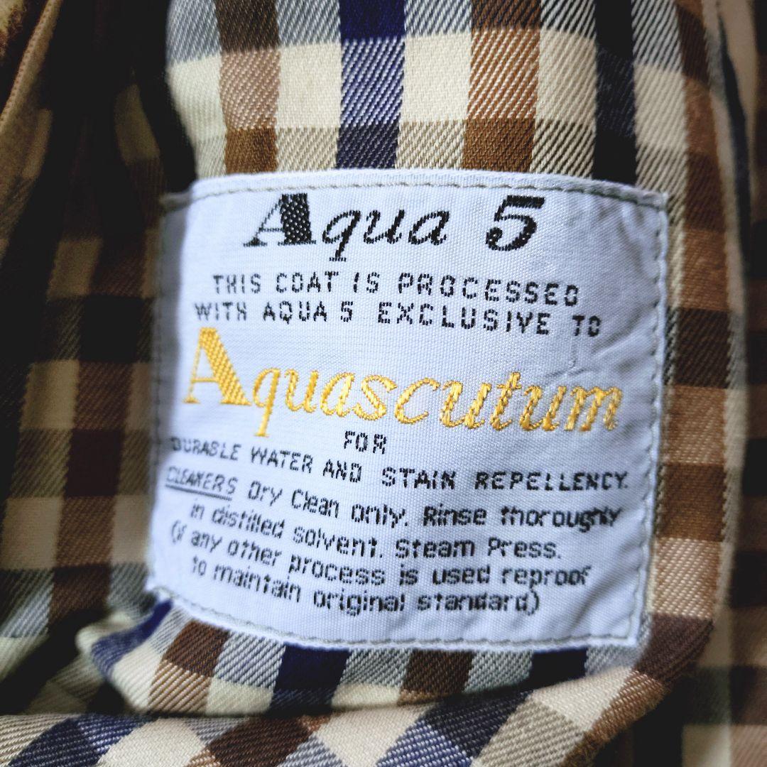 Aquascutum バルマカーンコート Aqua5 英国製