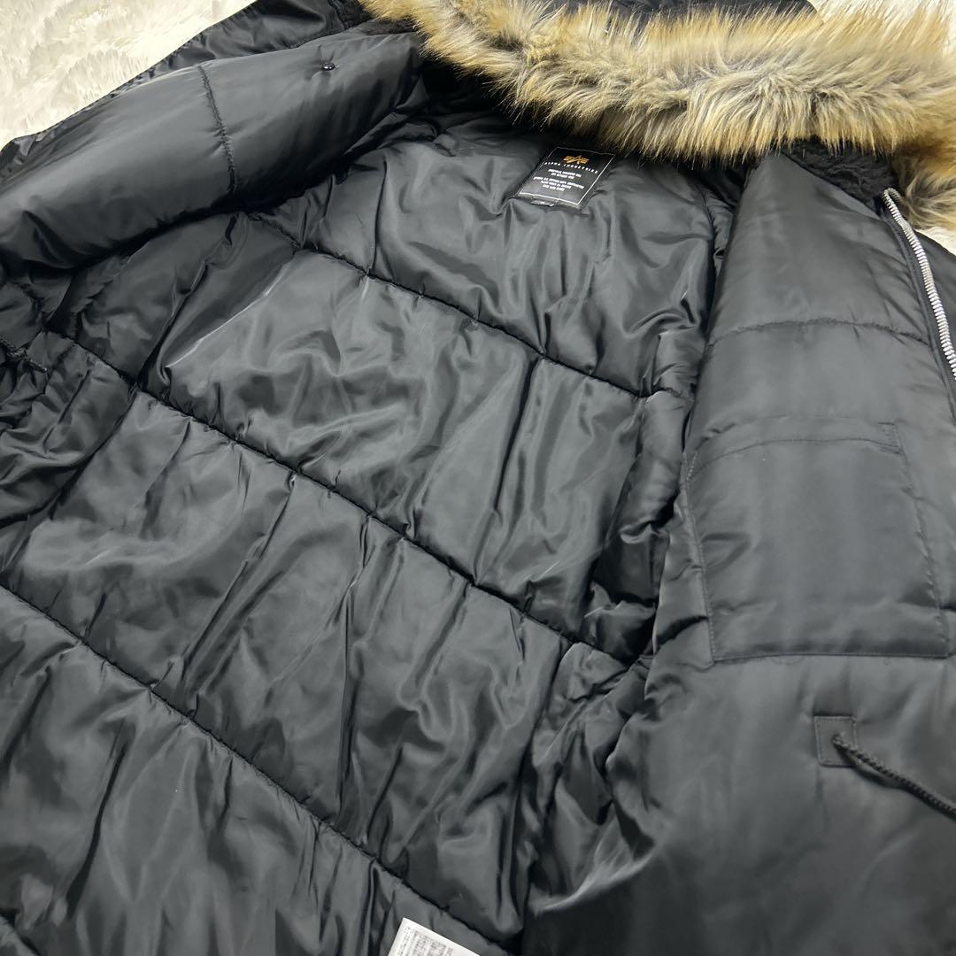 未使用級　希少サイズ　3L アルファインダストリーズ　N-3B 黒　ブラック