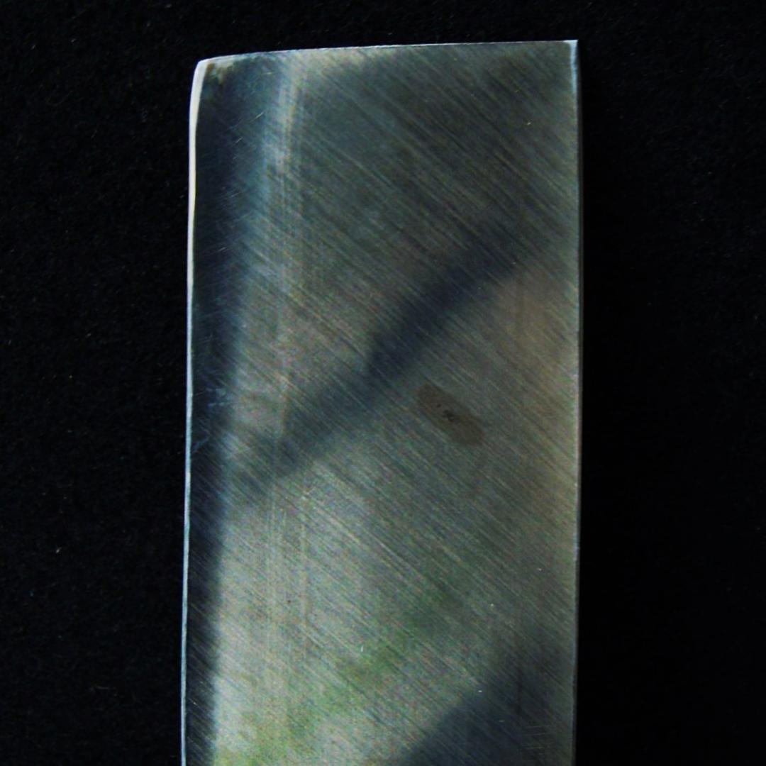 安重打刃物店 菜切り和庖丁 在銘 水牛柄 未使用 京都老舗 新店舗移転時の整理品