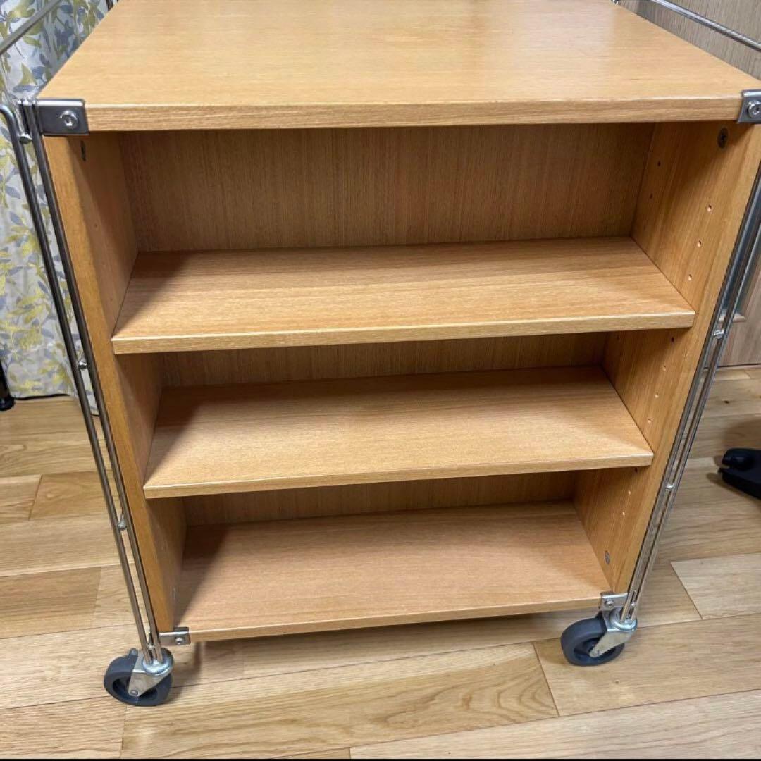 お値下げ中‼️【廃盤品】無印良品　ユニットシェルフ　キッチンワゴンなどに