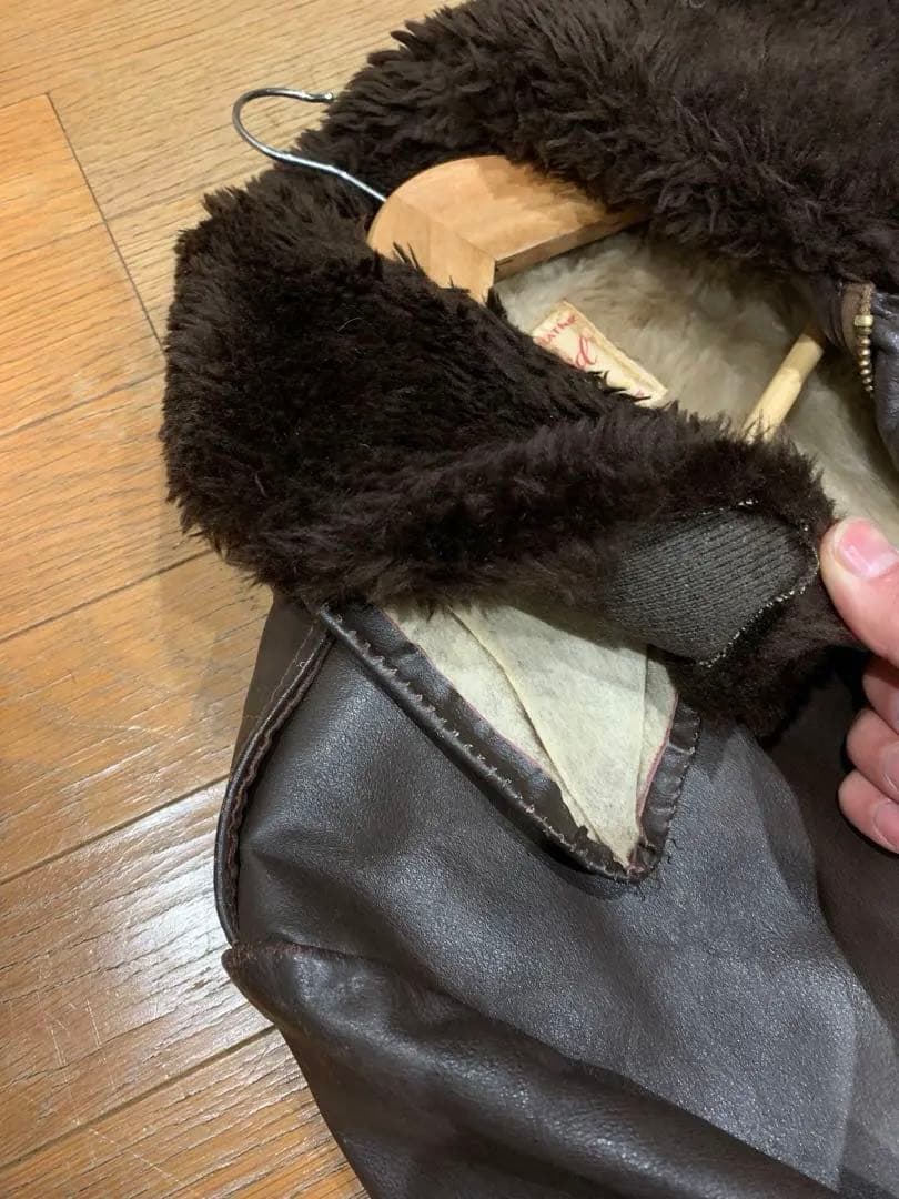 Excelled G-1本革　フライトジャケット ボア