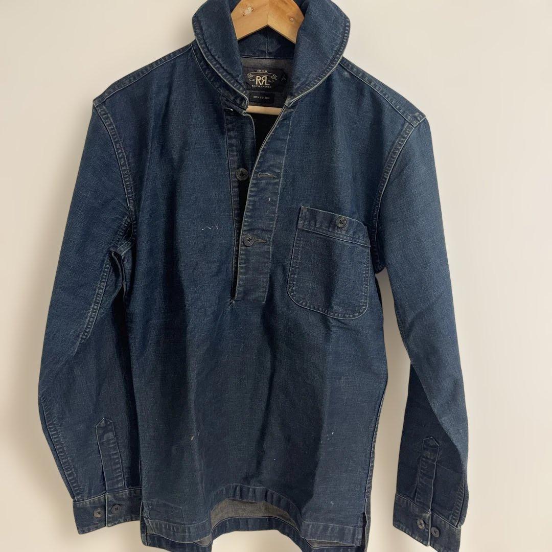 RRL デニムハーフボタンシャツ