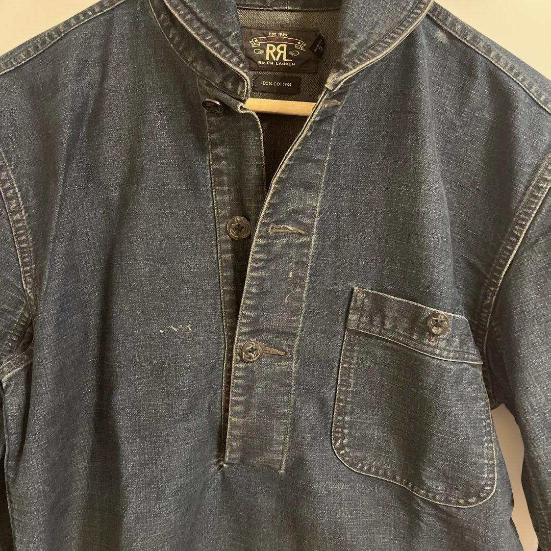RRL デニムハーフボタンシャツ
