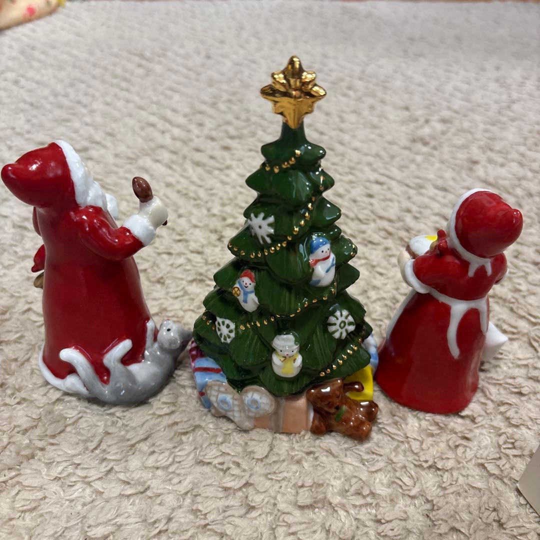 ◎m8◎新品 ロイヤルコペンハーゲン サンタクリスマスツリーワイフセット