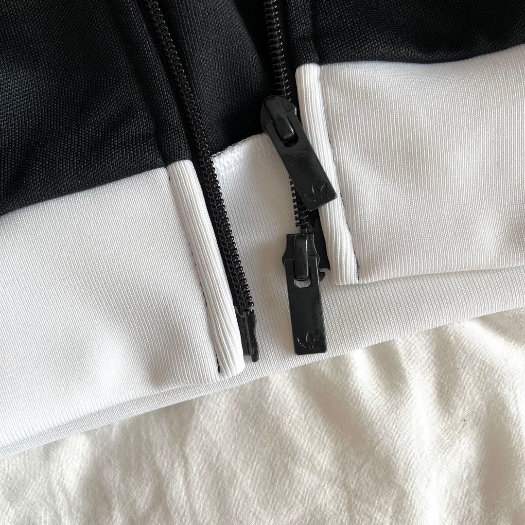adidas ジャージ トラックジャケット　クラシック　XS 黒×白　３本ライン