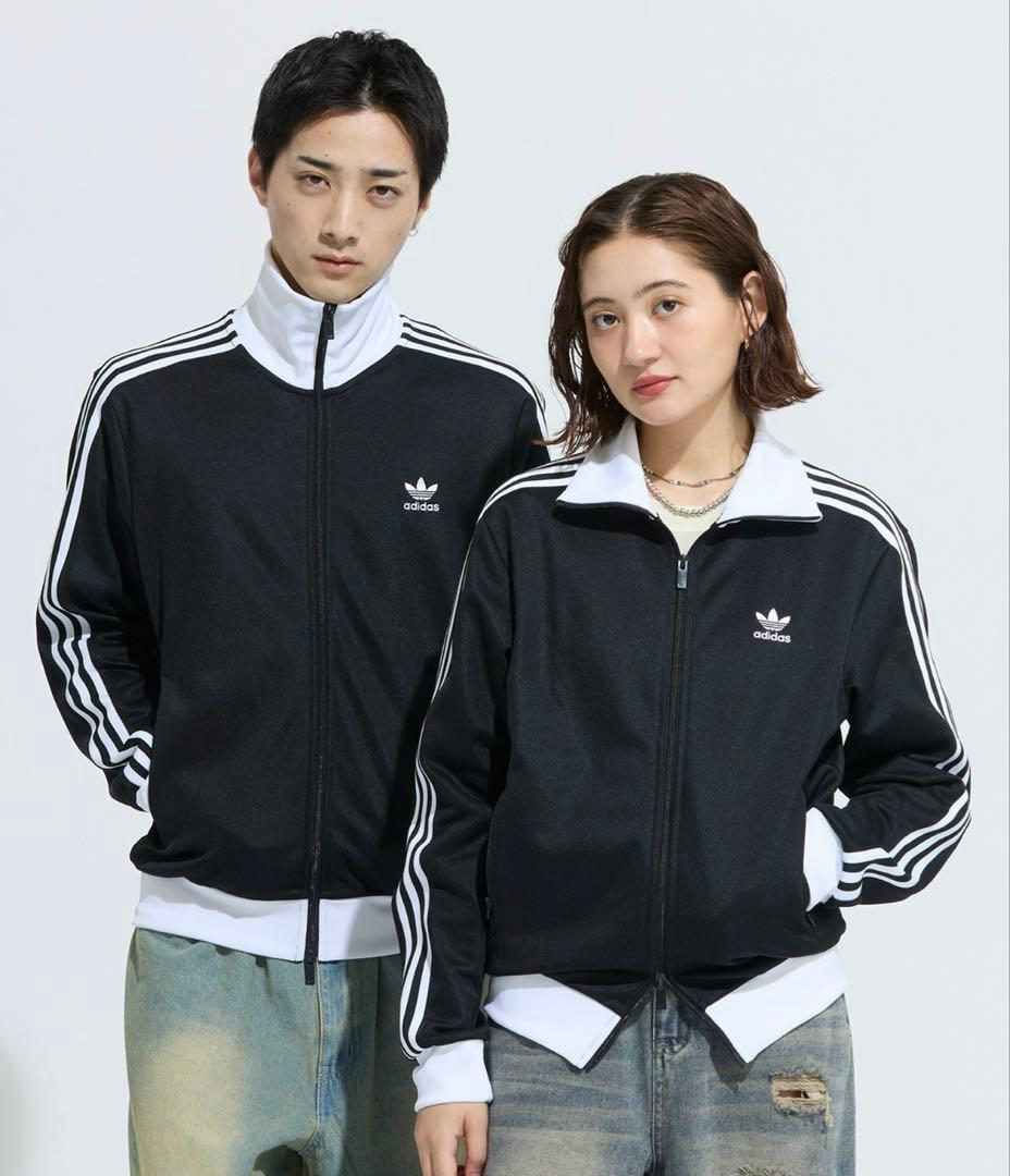 adidas ジャージ トラックジャケット　クラシック　XS 黒×白　３本ライン