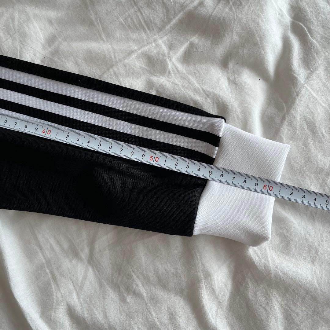 adidas ジャージ トラックジャケット　クラシック　XS 黒×白　３本ライン