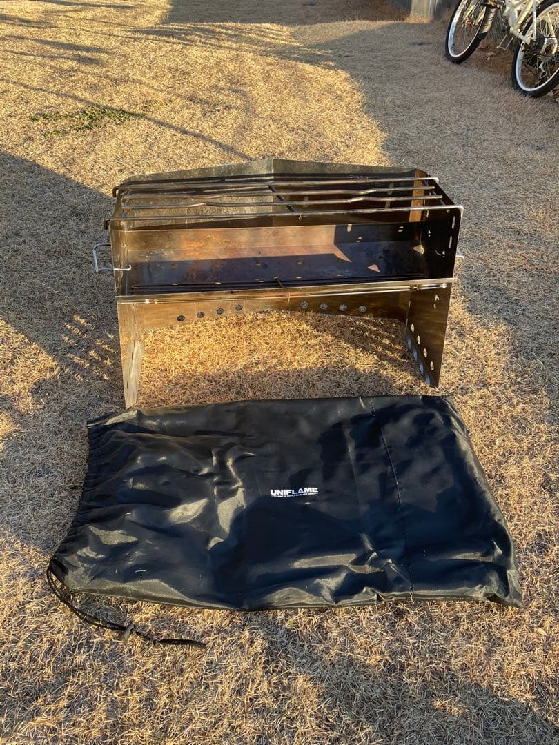 ヒロキ　焚き火台　ユニフレーム　薪グリル　ラージ