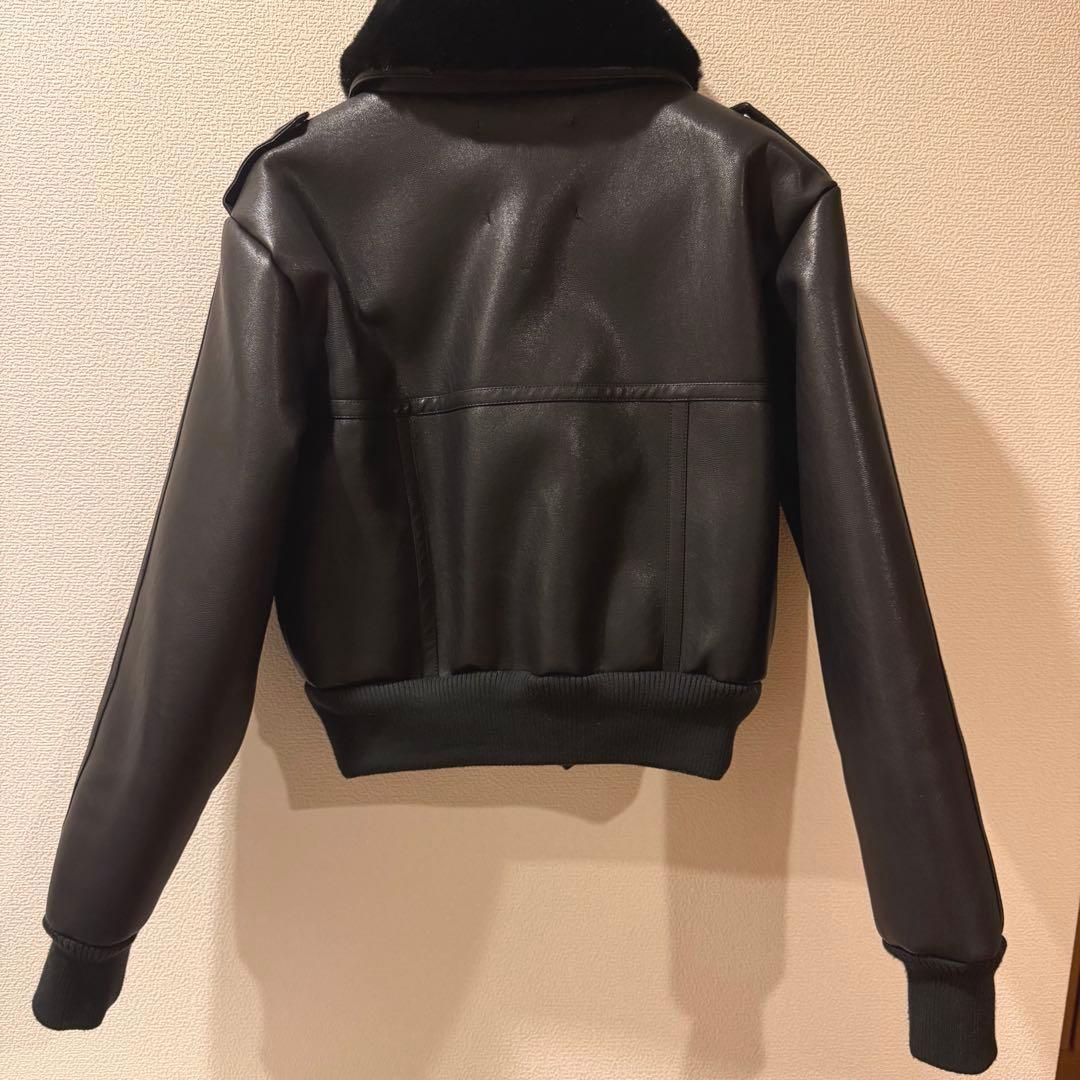 Darich ダーリッチ ライダースショートダウン ブラック