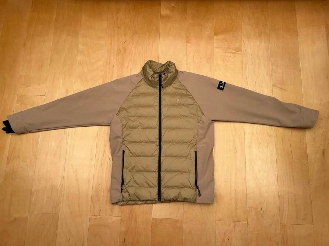 ナンガ、ルコックコラボ　ゴルフウェア ダウンジャケット ベージュ系