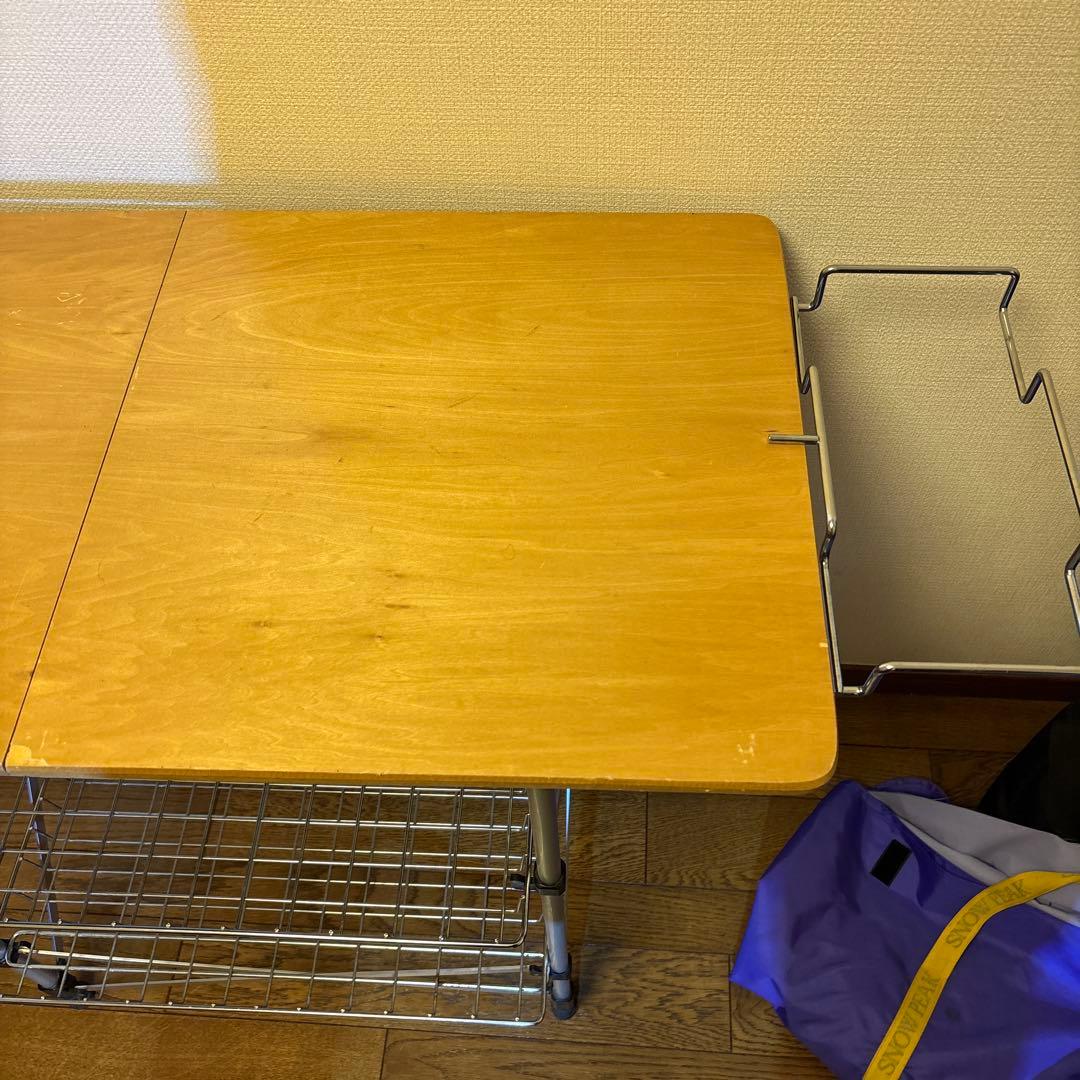  PEAK フィールドキッチンテーブル 収納棚付き✨