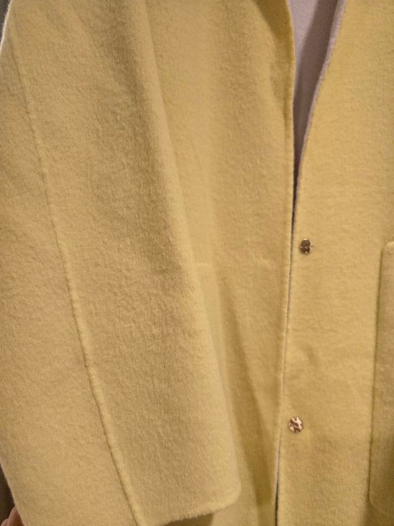 フレイアイディー FRAY I.D　ノーカラーリバーコート　リバーシブル