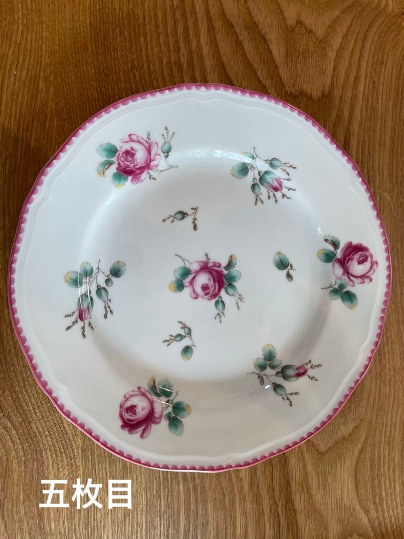 アンティークローズ　リチャードジノリ　プレート　6枚セット　19センチ　デザート