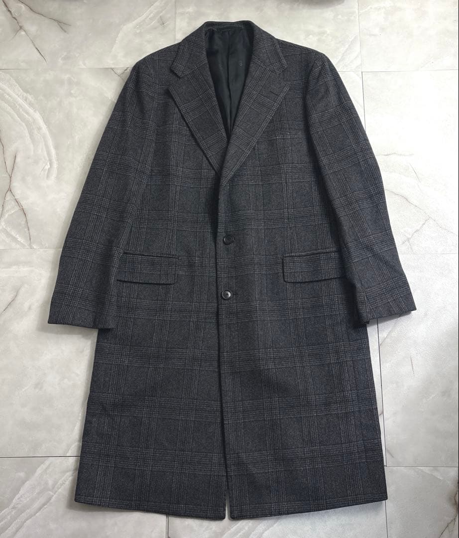 美品　トゥモローランド2023カシミヤ チェスターコート52 定価132000円