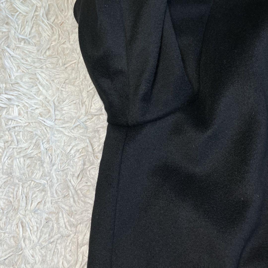 ◎極美品 カシミヤコート ロングコート高級ミンクファー 2way 取り外し可能1