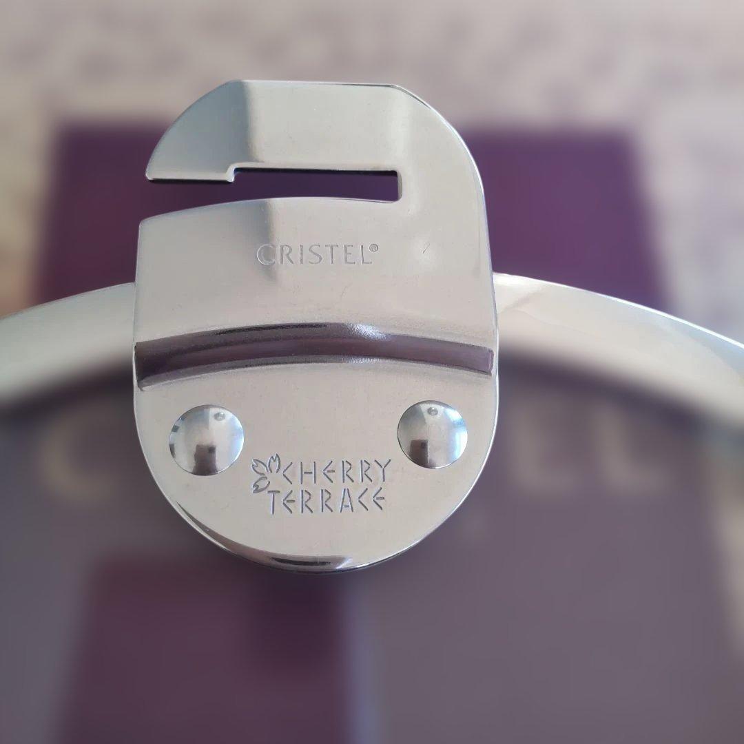 ゾロ目セール　クリステル　ウルトラル24cm＋フラットガラス蓋24cm未使用美品