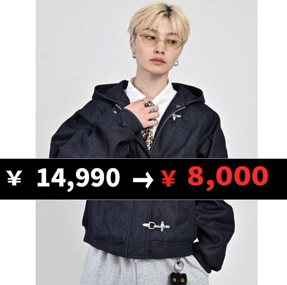 【SALE】L2089トグルフックリジットアクティブジャケットXLnavy地底人