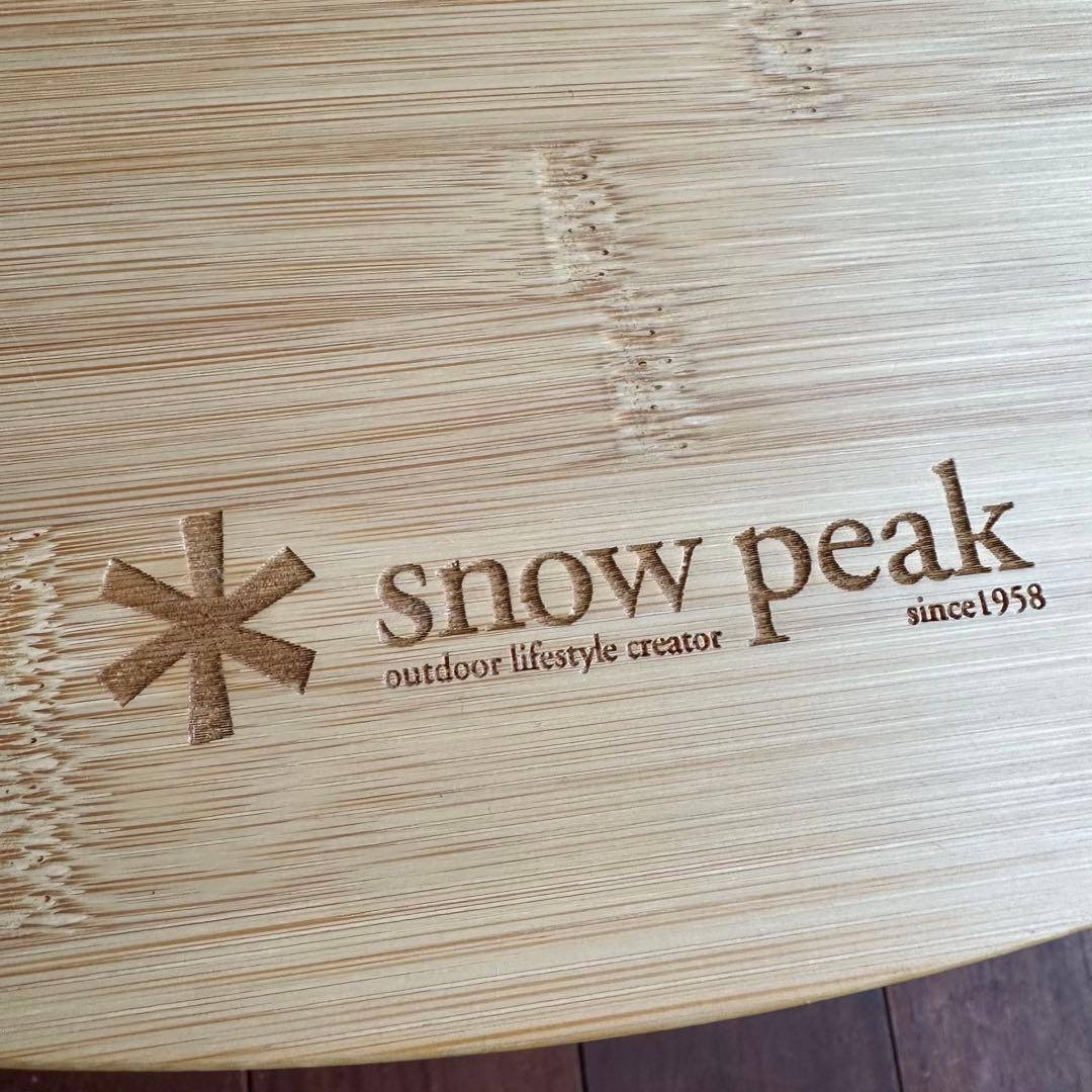 スノーピーク　ワンアクションちゃぶ台竹 M 箱付き