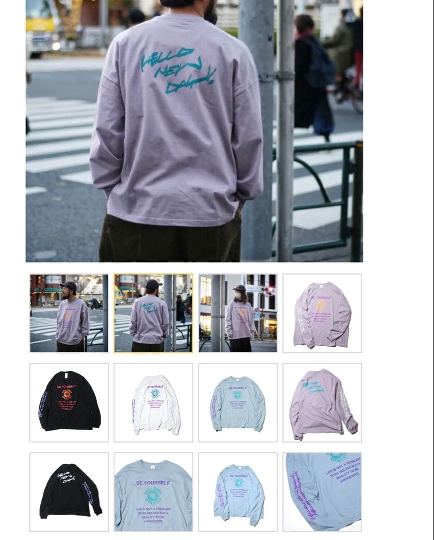 ば*ん様 ネイタルデザインHND 2022 LOGO LONG SLEEVE T