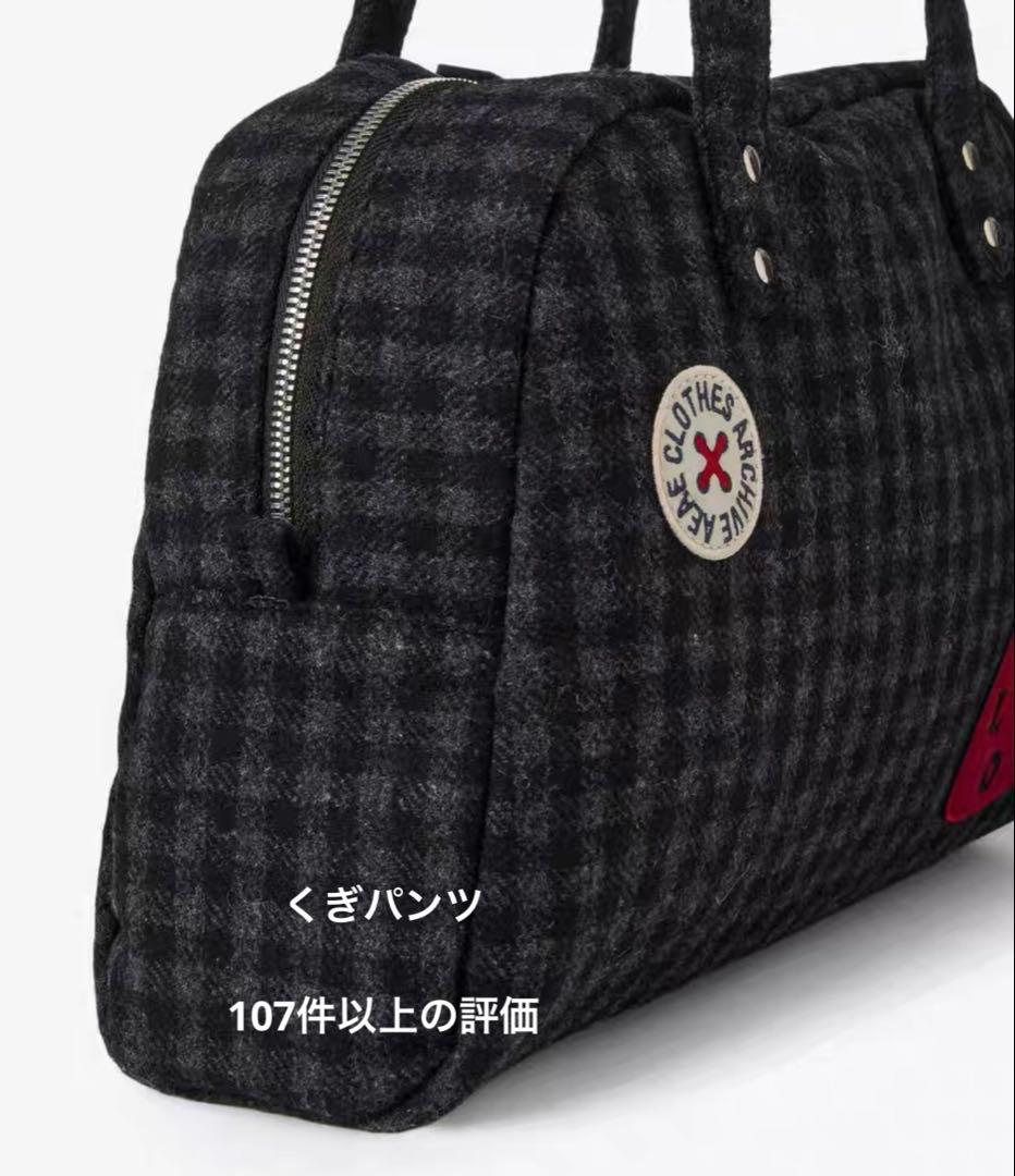 aeae EMBROIDERY TOTE BAG トートバッグ ブラック