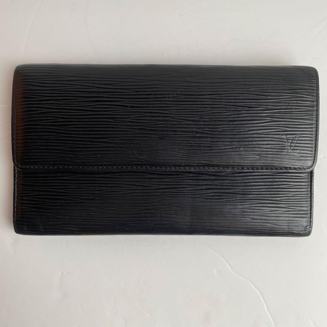 美品✨ルイヴィトン エピ ポルトフォイユ サラ 長財布ノワール 黒 M63382
