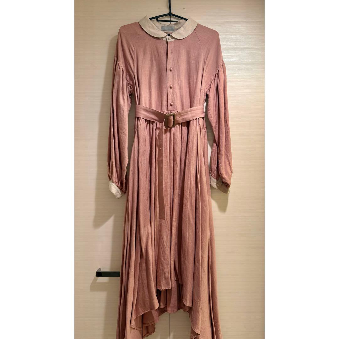 【本日限定価格】経年真価のワンピース　ピンク