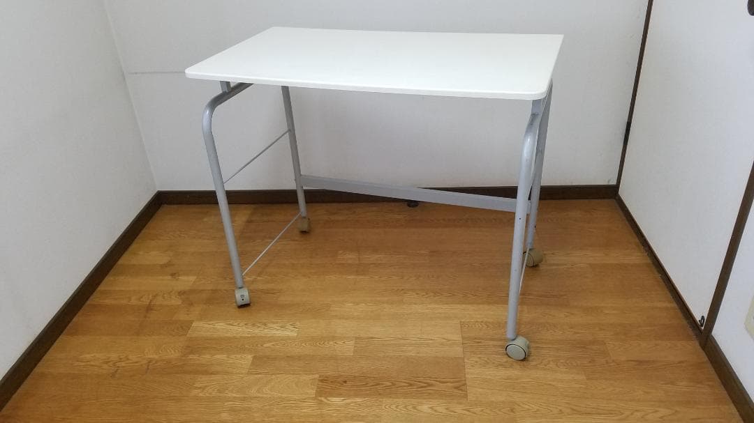 机・デスク(キャスター付き)ワーキングテーブルハック90WH※沖縄・離島発送不可