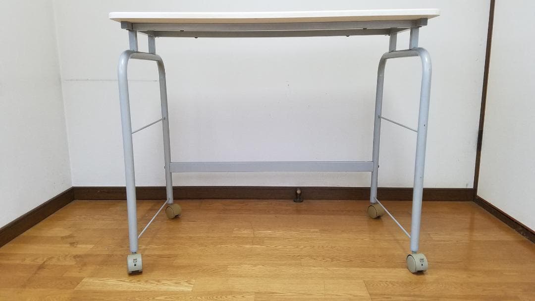 机・デスク(キャスター付き)ワーキングテーブルハック90WH※沖縄・離島発送不可