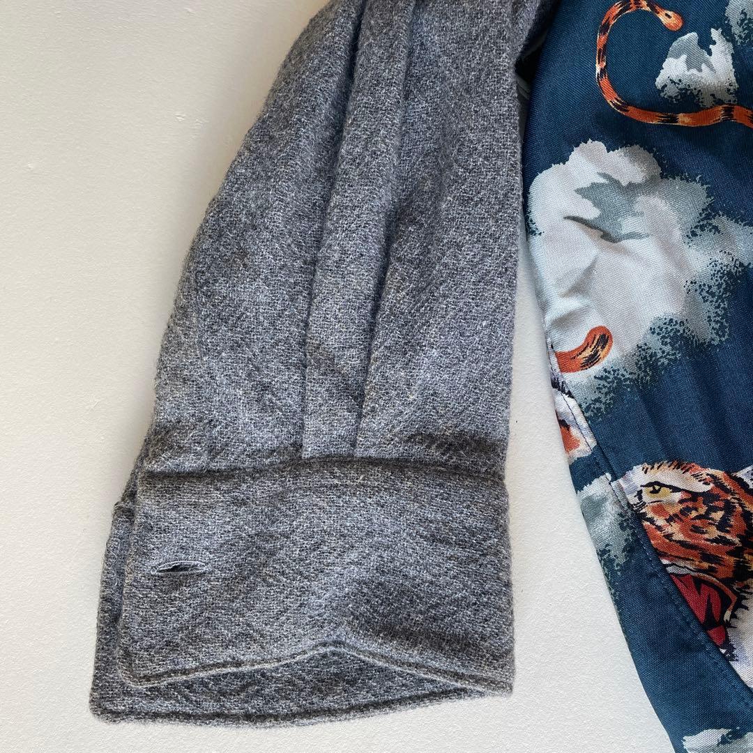 COMME des GARÇONS SHIRT トラ柄長袖シャツ L