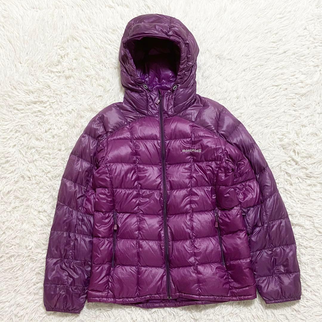 モンベル スペリオダウンパーカ ジャケット レディース L パープル