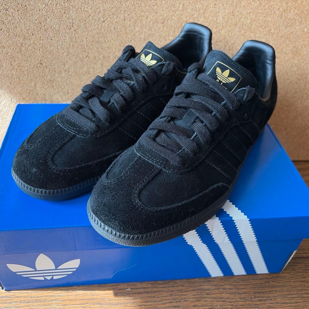 靴 adidas samba og black 26.5