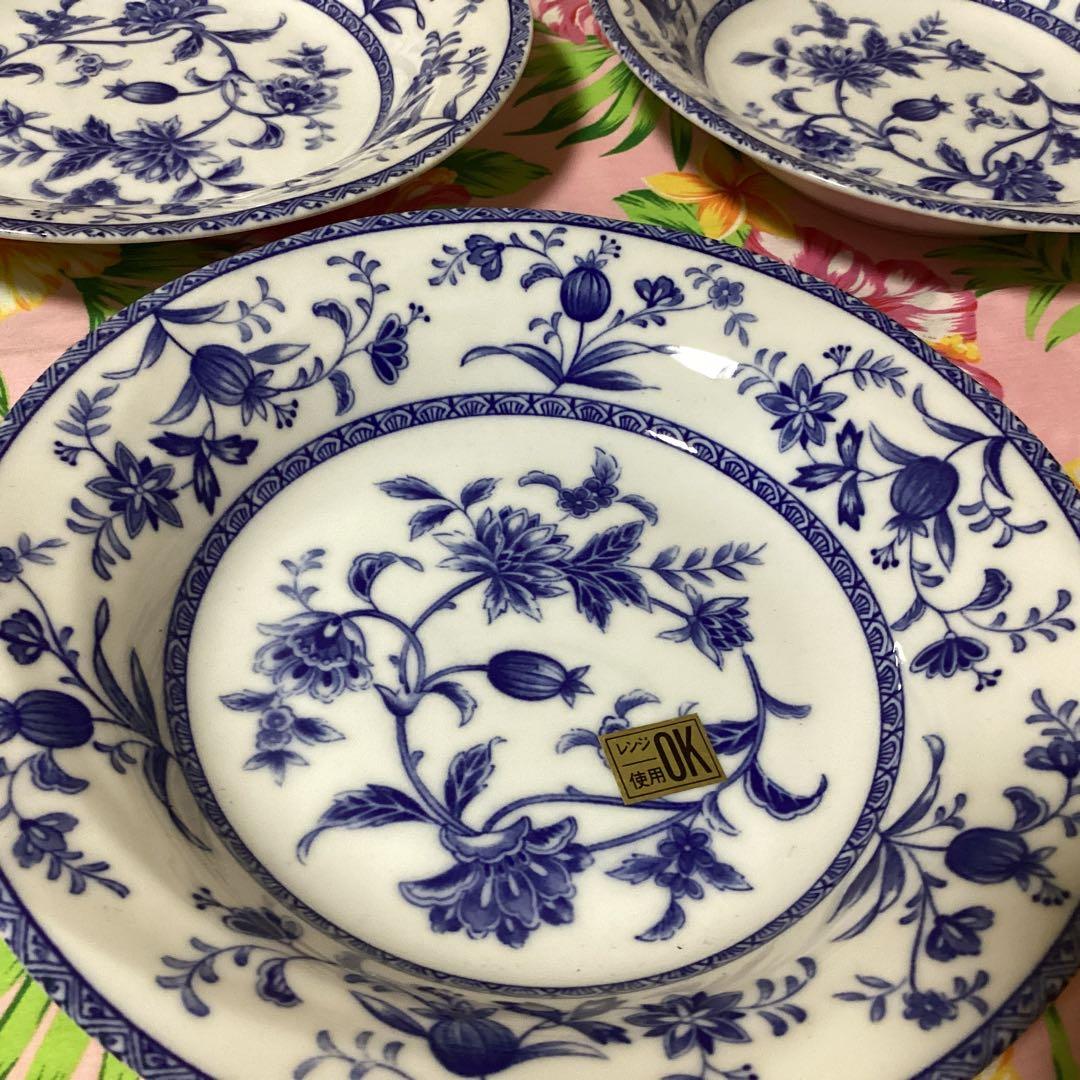 3111オリエントブルーカレー皿セット