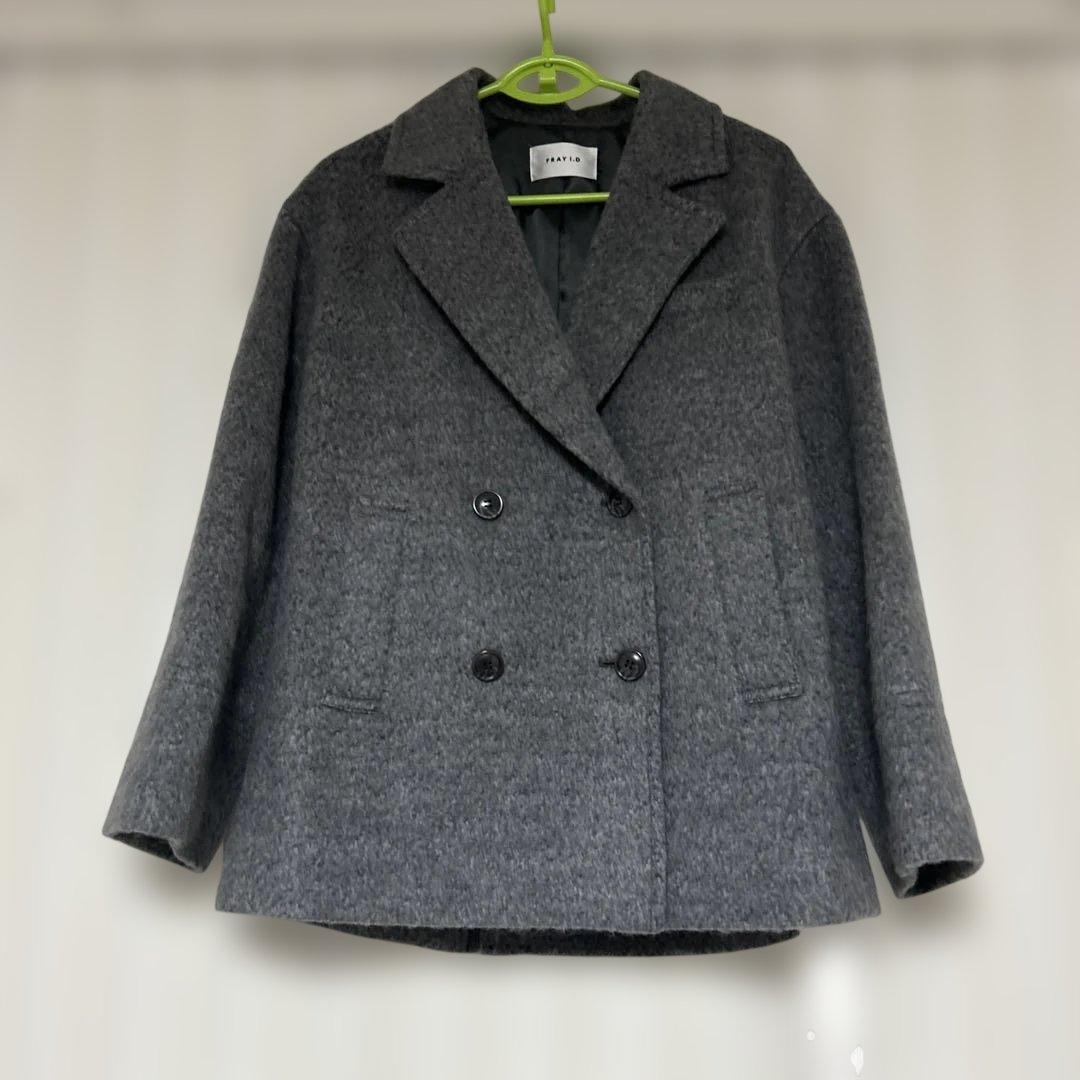 frayid オーバーサイズウールシャギージャコット