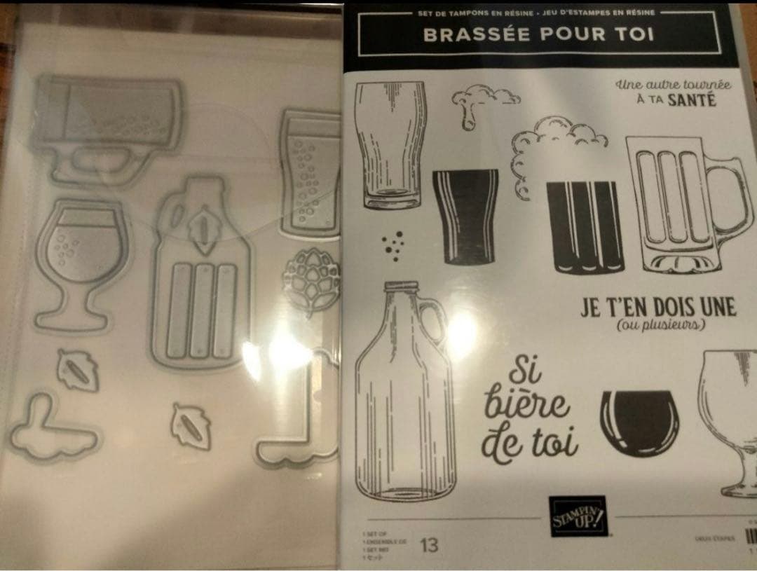 未使用　ビールスタンプ&ダイ　スタンピンアップ