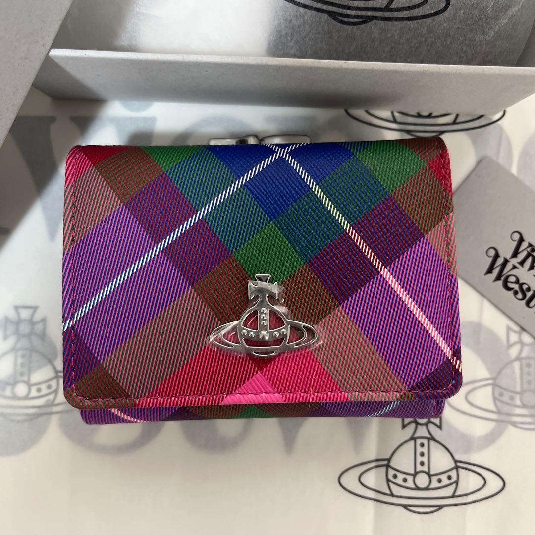 た*こ様 Vivienne Westwood 三つ折り財布 マルチカラー
