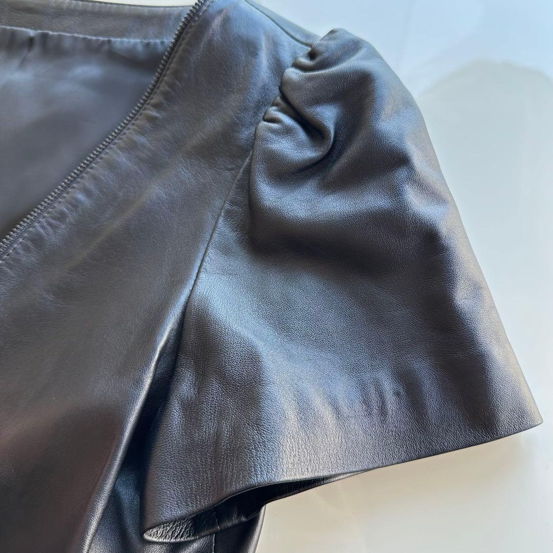 blugirl ブルーガール レザージャケット&カーディガン