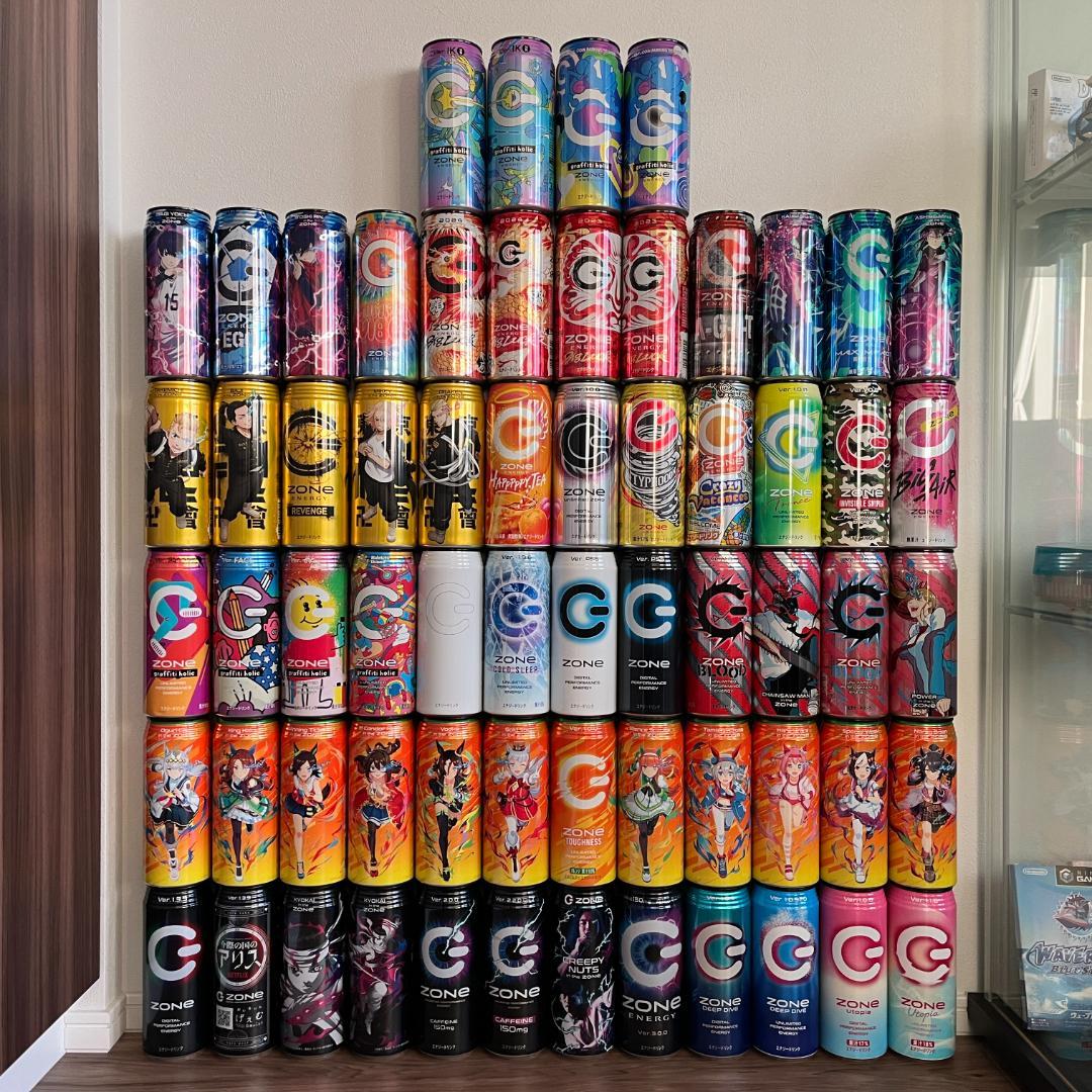 ZONe エナジードリンク 空き缶全69缶セット