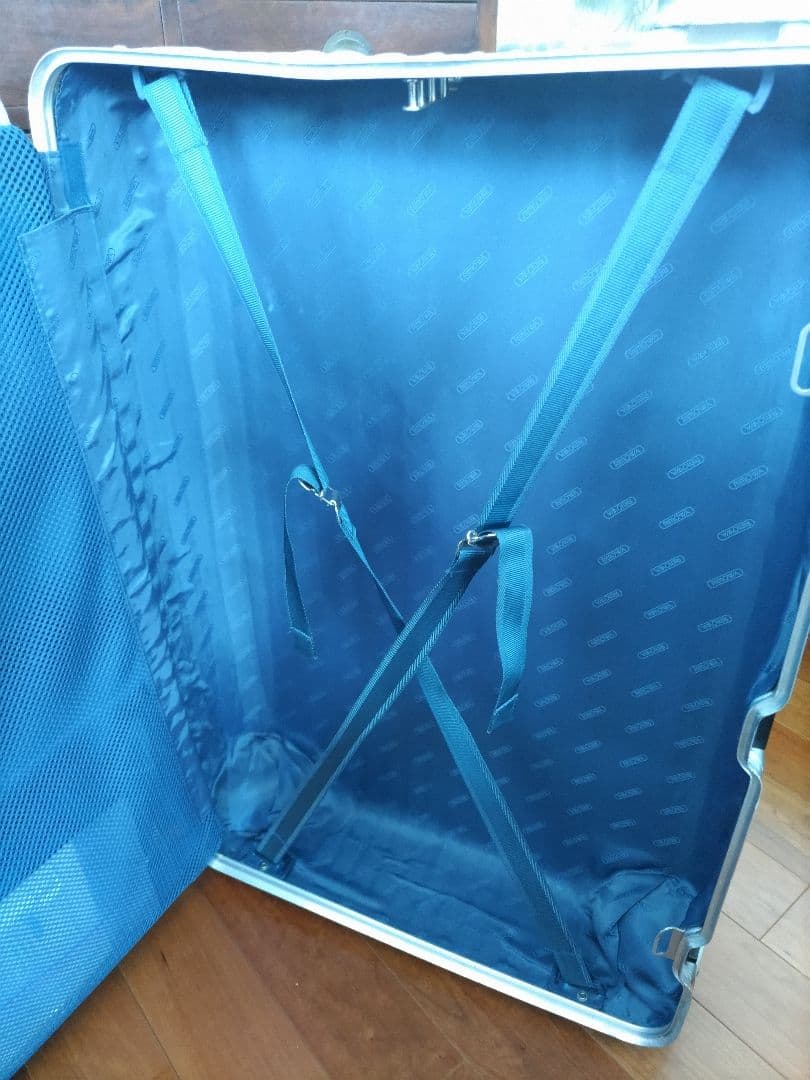 【現状渡し】●リモワ トパーズ82L ●RIMOWA TOPAS ●青ロゴ●