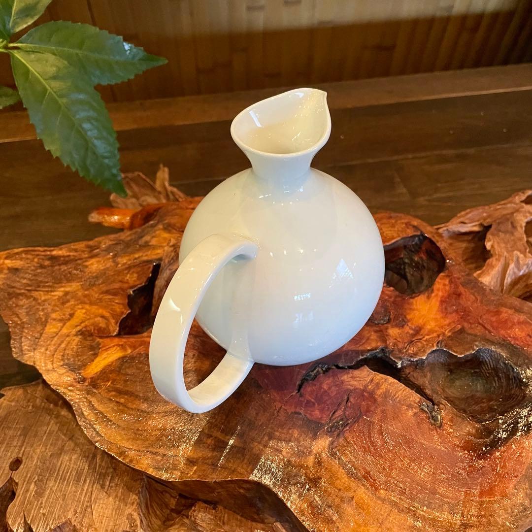 有田焼 白磁 水注★水差し 銚子 片口 ナチュラル 粋 レトロ 風雅 風流 徳利