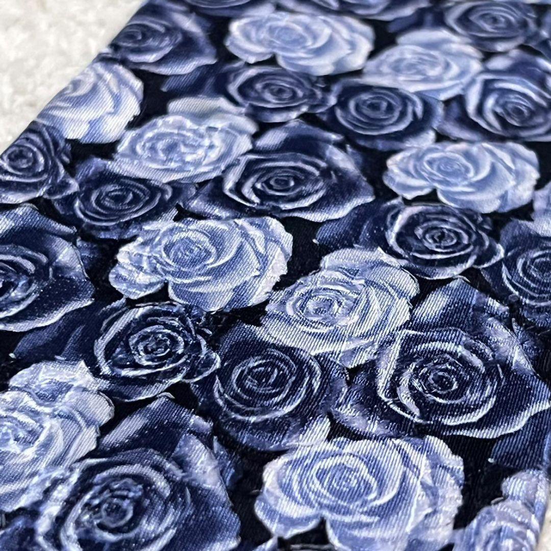 ✨一点物✨GIVENCHY ネクタイ 花柄 総柄 おしゃれ ビジネス 古着