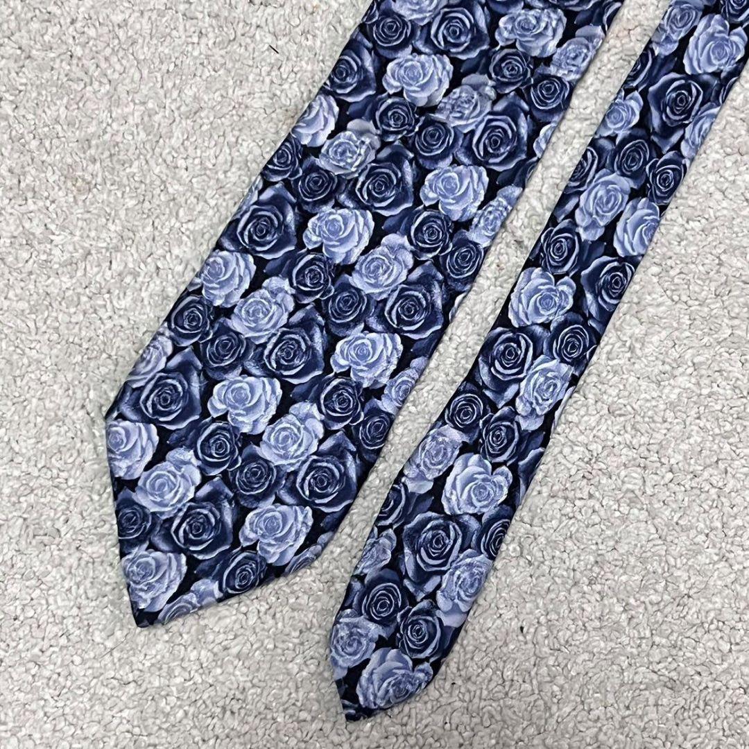 ✨一点物✨GIVENCHY ネクタイ 花柄 総柄 おしゃれ ビジネス 古着