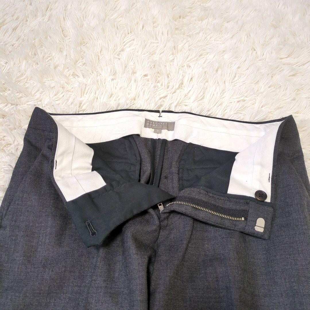 マーガレットハウエル　スーツ　ウール　ジャケット パンツ スカート グレー