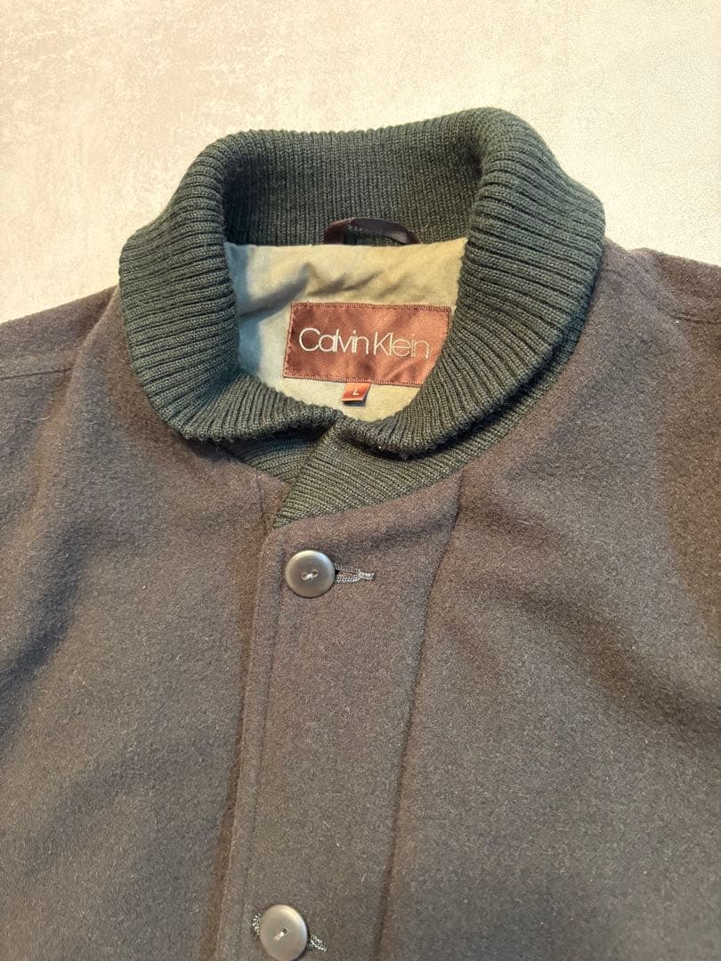 カルバンクライン  ウール　ダービージャケット　短丈