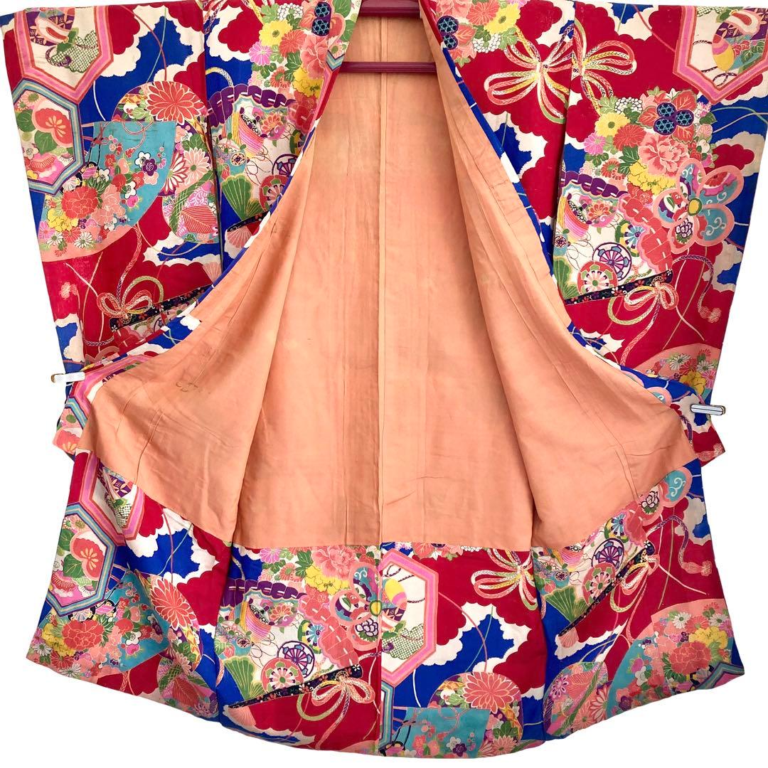 ★ゆうです★アンティーク女の子 子供着物 七五三 アンティーク着物 NO5