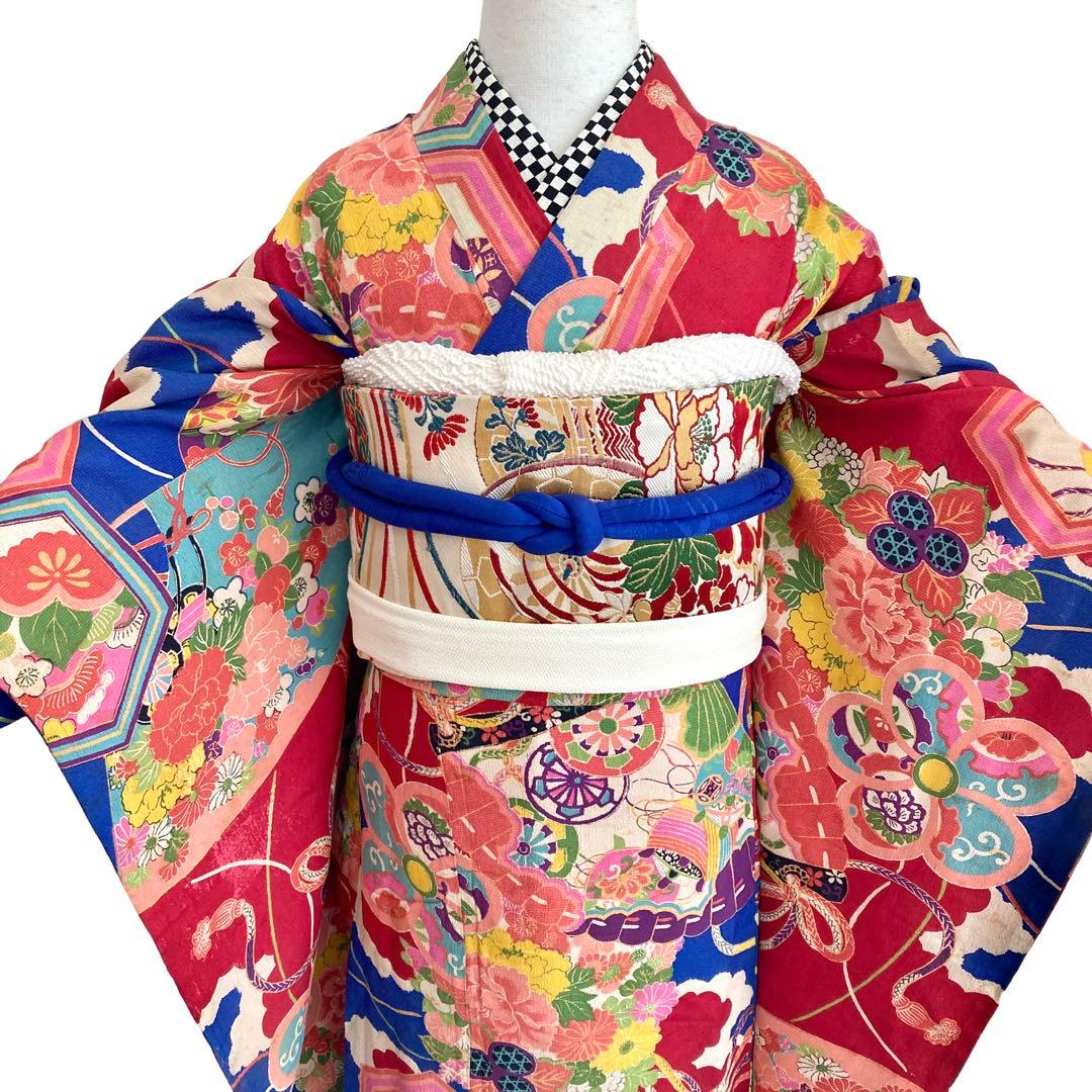 ★ゆうです★アンティーク女の子 子供着物 七五三 アンティーク着物 NO5