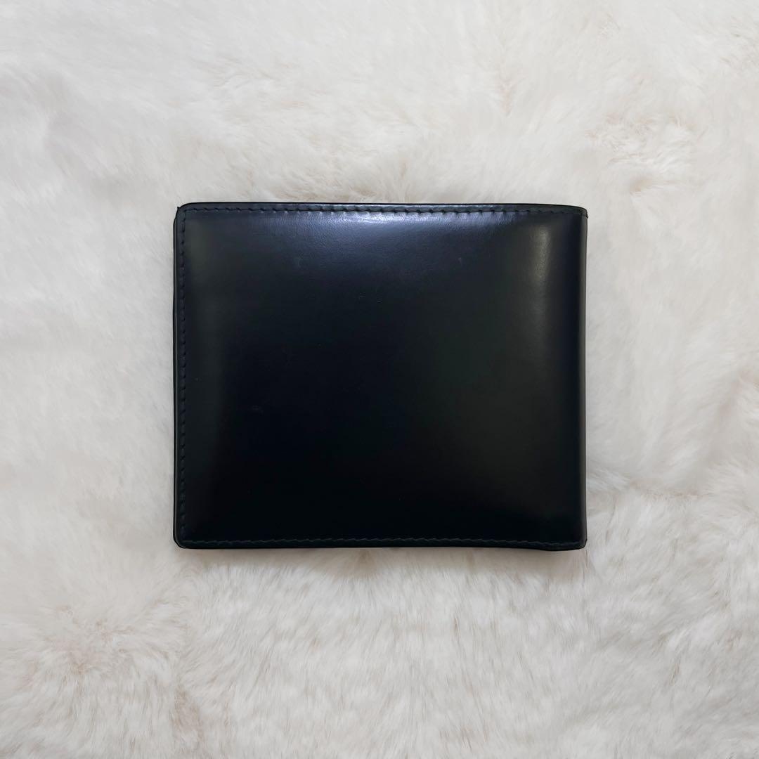 【良品】ETTINGER エッティンガー レザー 財布 ウォレット 二つ折り財布