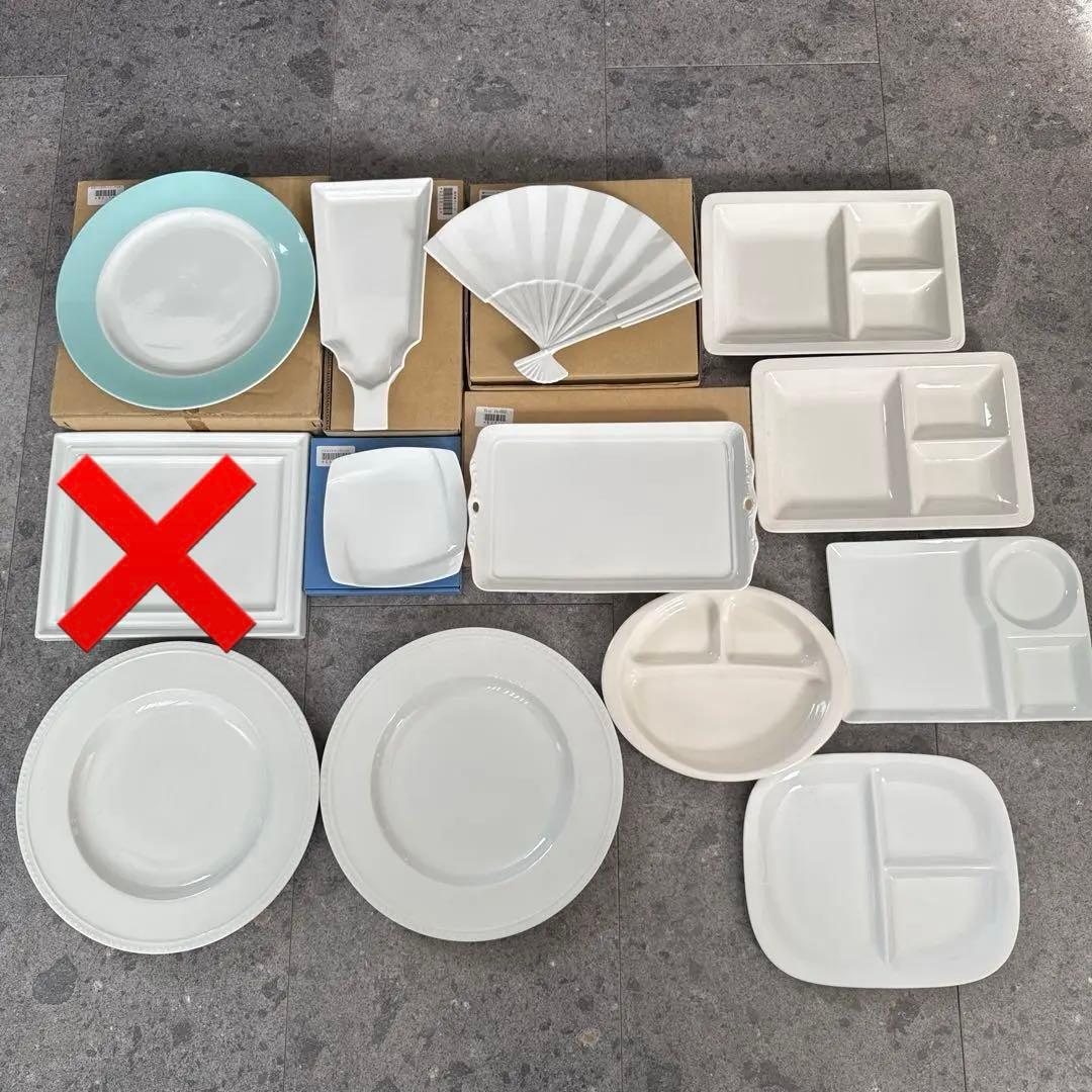 ポーセラーツ白磁11点