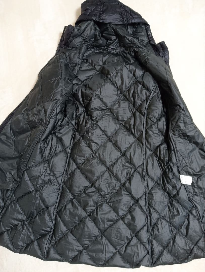 美品　montbell　スペリオダウントラベルコート　ブラック　黒　レディースL