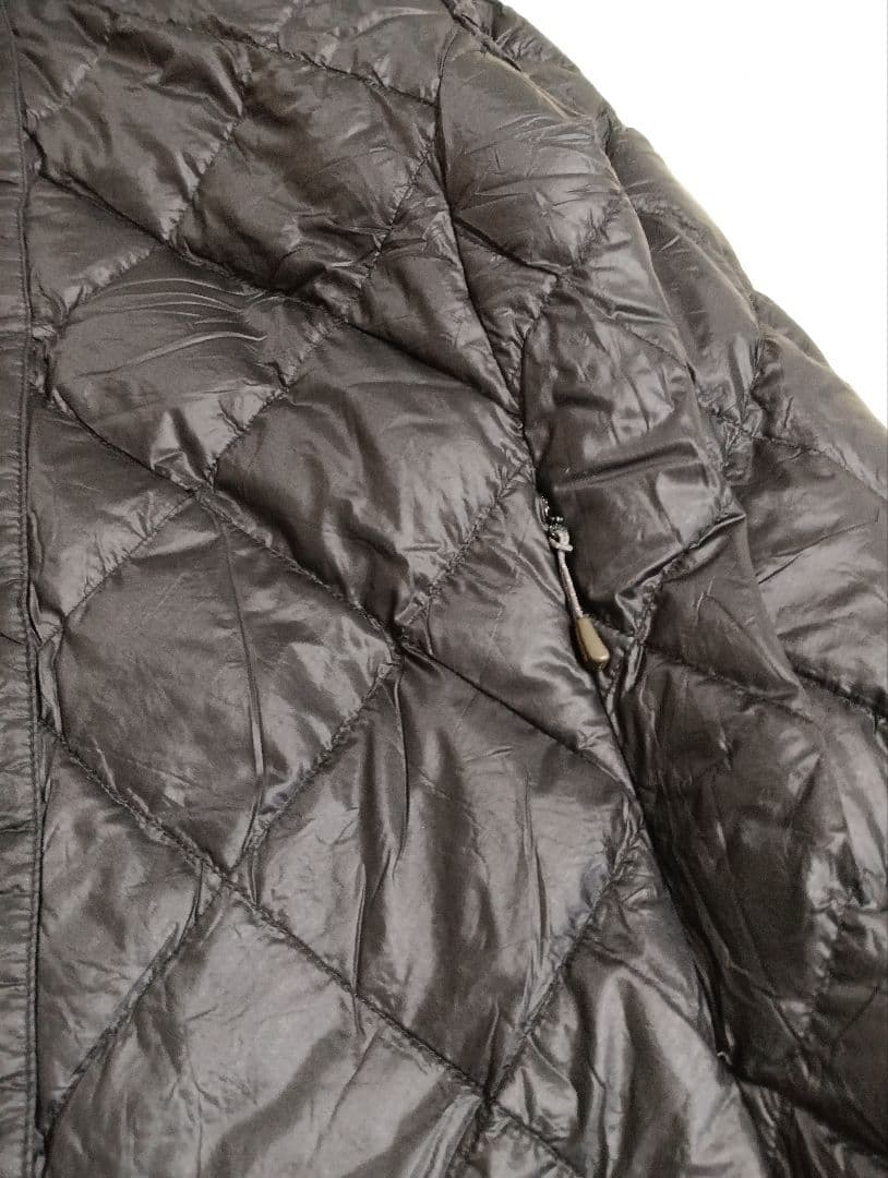 美品　montbell　スペリオダウントラベルコート　ブラック　黒　レディースL